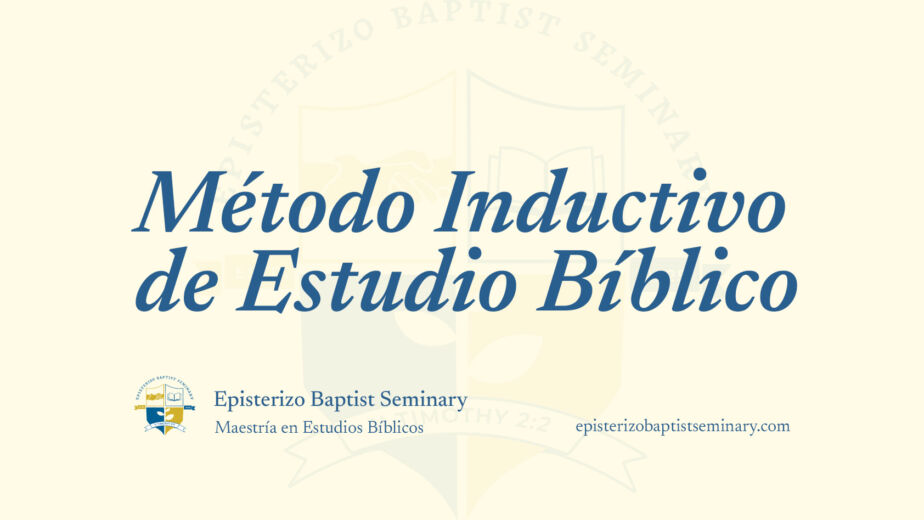 Método Inductivo de Estudio Bíblico