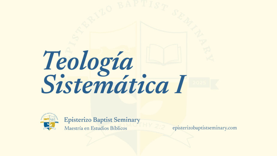 Teología Sistemática I