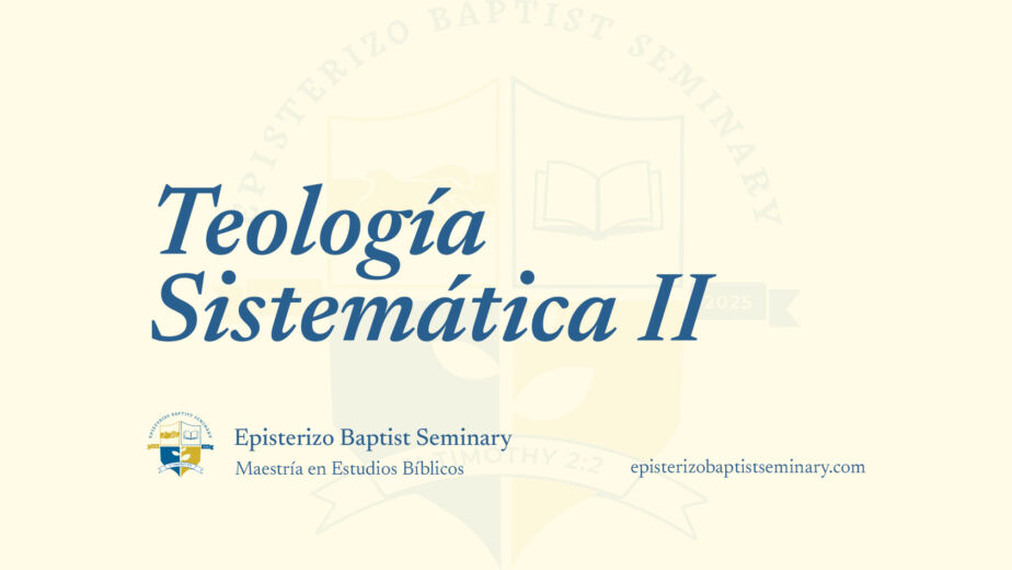 Teología Sistemática II