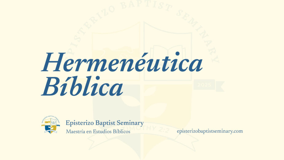 Hermenéutica Bíblica